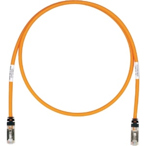 パンドウイット CAT6A/CAT6 シールドパッチコード 1.5m オレンジ STP6X1.5MOR STP6X1.5MOR