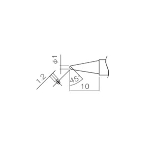 白光 こて先 1BC型(Z) T12-BC1Z