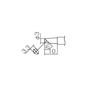 白光 こて先 3BC型 T12-BC3