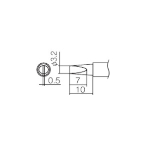 白光 こて先 3.2DL型 T12-DL32