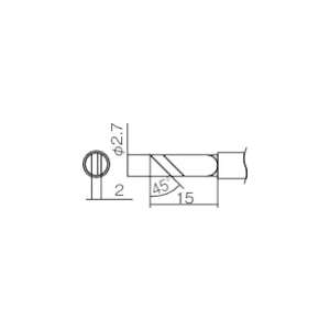 白光 こて先 K型 T12-K