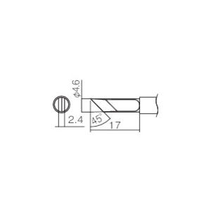 白光 こて先 KF型 T12-KF