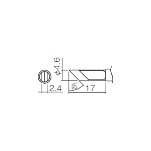 白光 こて先 KF型(Z) T12-KFZ