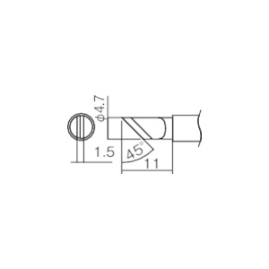 白光 こて先 KL型 T12-KL