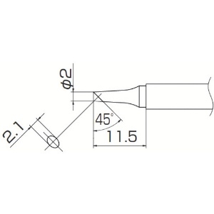 白光 こて先 2BC型 T13-BC2