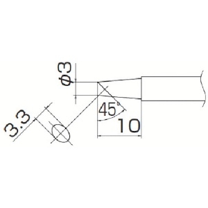 白光 こて先 3BC型 T13-BC3