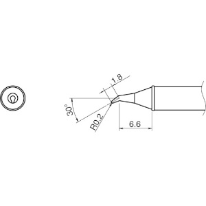 白光 こて先/0.2RSSB型 T31-01JS02