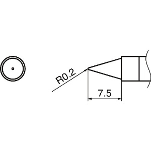 白光 こて先 B型 T36-B