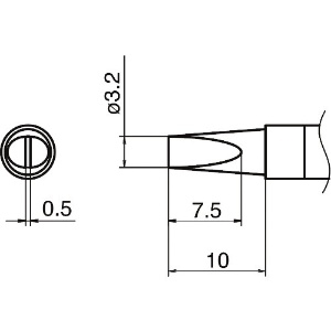 白光 こて先 3.2DL型 T36-DL32