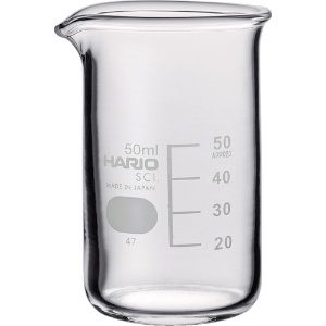 HARIO トールビーカー 目安目盛付 50ml トールビーカー 目安目盛付 50ml TB-50-SCI