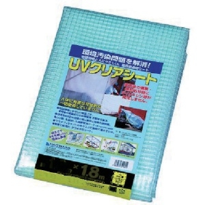 萩原工業 UVクリアシート 2.7m×2.7m 透明糸入り UVクリアシート 2.7m×2.7m 透明糸入り UVC2727H