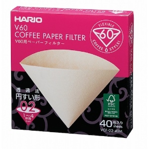 HARIO V60用ペーパーフィルター02M 40枚入り VCF-02-40M