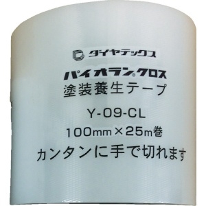 パイオラン 塗装・建築養生用テープ 100mmx25m クリア 塗装・建築養生用テープ 100mmx25m クリア Y09CL 画像2