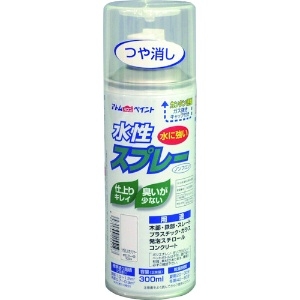 アトムペイント 水性スプレー 300ML つや消しネオクリヤー 00001-15519