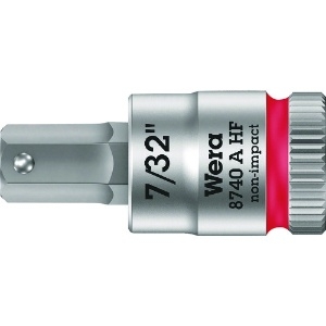 Wera 8740A HFソケット Hex-Plus SW7/32 003387