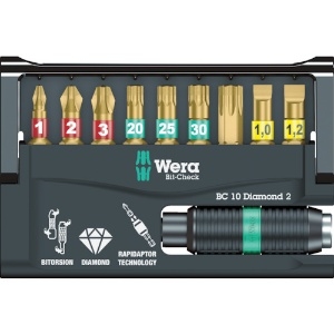 Wera ダイヤモンド ビットチェック 日本仕様 057119