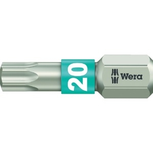 Wera 3867/1 ステンレストーションビット トルクス20X25 071034