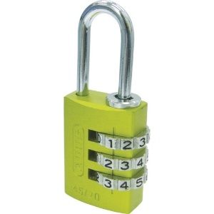 ABUS 【販売終了】ナンバー可変式南京錠 145-20 イエロー 145-20-YE