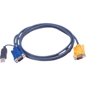 ATEN USB KVMケーブル SPHDタイプ 6m 2L-5206UP