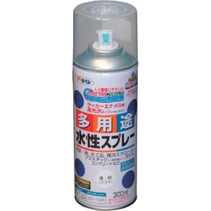 アサヒペン 水性多用途スプレー300ML クリヤ 565310