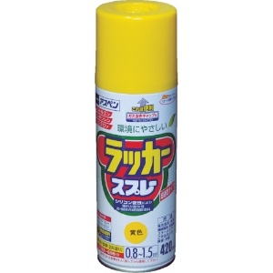 アサヒペン アスペンラッカースプレー420ml 黄 568564