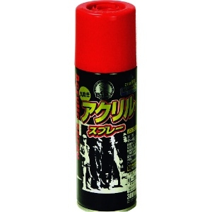 アサヒペン BIGPRO アクリルスプレー 300ML 赤 6本入り 605146_set