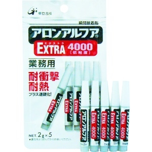 アロン アロンアルファ EXTRA 4000 2g(5本入) アロンアルファ EXTRA 4000 2g(5本入) AA-4000-02AL5