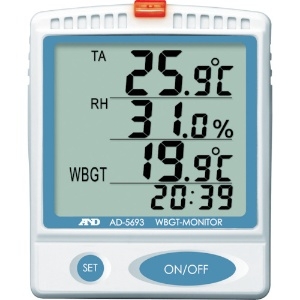 A&D 壁掛・卓上型熱中症指数モニター AD5693