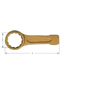 Ampcoスイス 防爆打撃レンチ 32mm AH0032B