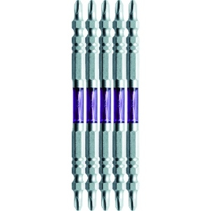 アネックス 龍靭ビット スリムタイプ 5本組 両頭 +2×110 ARTS5-2110