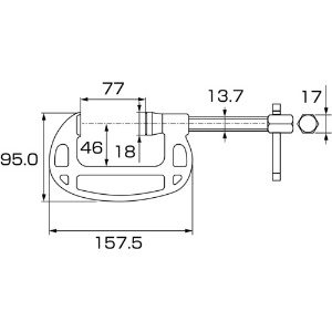 エビ B型シャコ万力 75mm B型シャコ万力 75mm B75 画像4