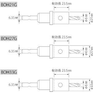 BOHASET (エビ)｜穴あけ工具｜プロツール｜電材堂【公式】