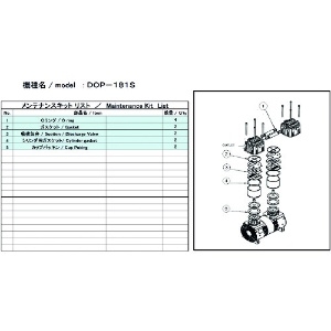 ULVAC DOP-181S用メンテナンスキット DOP-181S