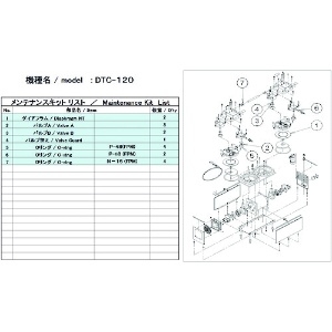 ULVAC DTC-120用メンテナンスキット DTC-120