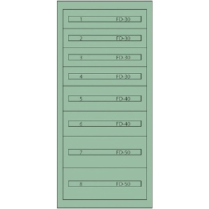 ヴィドマー ファインキャビネットFC-300F(塗装色:グリーン) FC-300F