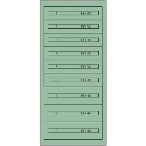 ヴィドマー ファインキャビネットFC-300G(塗装色:グリーン) FC-300G