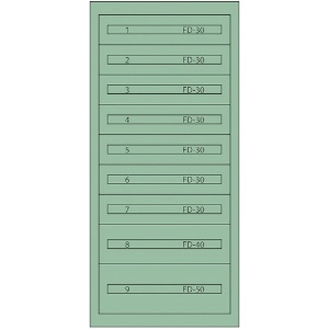 ヴィドマー ファインキャビネットFC-300J(塗装色:グリーン) FC-300J