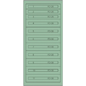 ヴィドマー ファインキャビネットFC-300M(塗装色:グリーン) FC-300M