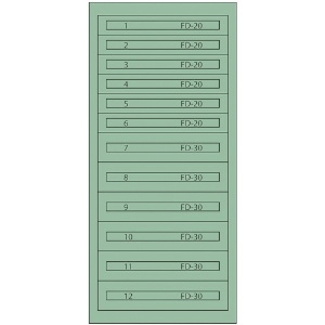 ヴィドマー ファインキャビネットFC-300N(塗装色:グリーン) FC-300N