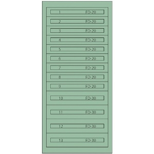 ヴィドマー ファインキャビネットFC-300Q(塗装色:グリーン) FC-300Q