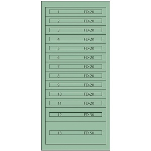 ヴィドマー ファインキャビネットFC-300S(塗装色:グリーン) FC-300S