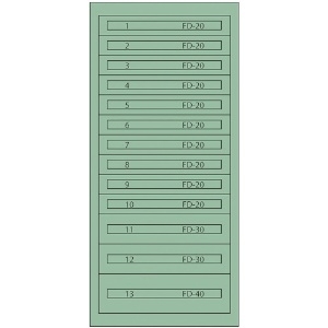 ヴィドマー ファインキャビネットFC-300T(塗装色:グリーン) FC-300T