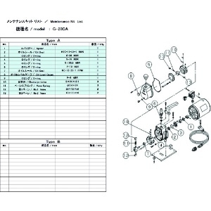 ULVAC G-20DA用メンテナンスキット G-20DA