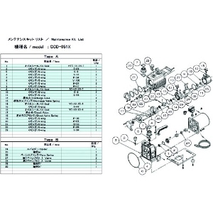 ULVAC GCD-051X用メンテナンスキットA GCD-051X