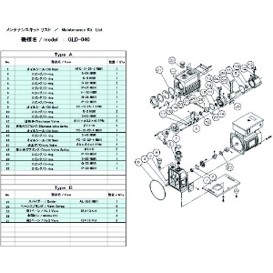 ULVAC GLD-040用メンテナンスキットA GLD-040