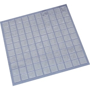 エクシール 【生産完了品】耐震ゲル 転倒防止シート お徳用20X20X2mm(角型) GT2-20