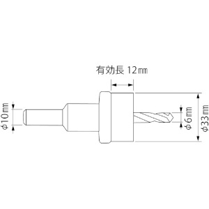 HO-33S (エビ)｜穴あけ工具｜プロツール｜電材堂【公式】