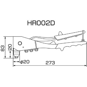 HR002D (エビ)｜ファスニングツール｜プロツール｜電材堂【公式】