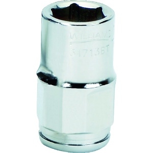 WILLIAMS 3/8ドライブ 貫通ソケット 6角 8mm JHW31708BT