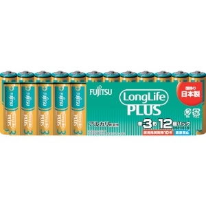 富士通 【販売終了】アルカリ乾電池単3 Long Life Plus 12個パック LR6LP(12S)